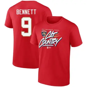Men's Sam Bennett Florida Panthers Red 2023 Eastern Conference Champions Home Ice T-Shirt