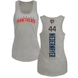 Women's Rob Niedermayer Florida Panthers Backer Tri-Blend Tank Top - Ash