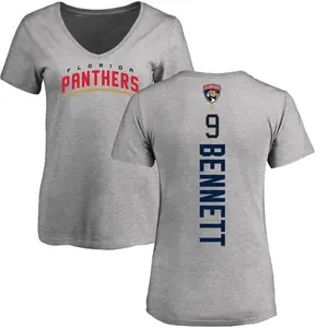 Women's Sam Bennett Florida Panthers Backer T-Shirt - Ash