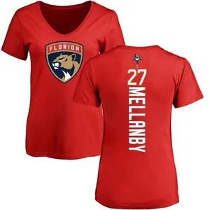Women's Scott Mellanby Florida Panthers Backer T-Shirt - Red