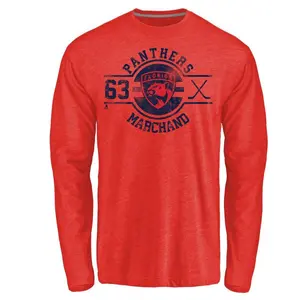 Youth Brad Marchand Florida Panthers Insignia Tri-Blend Long Sleeve T-Shirt - Red