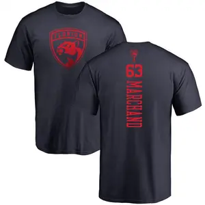 Youth Brad Marchand Florida Panthers One Color Backer T-Shirt - Navy